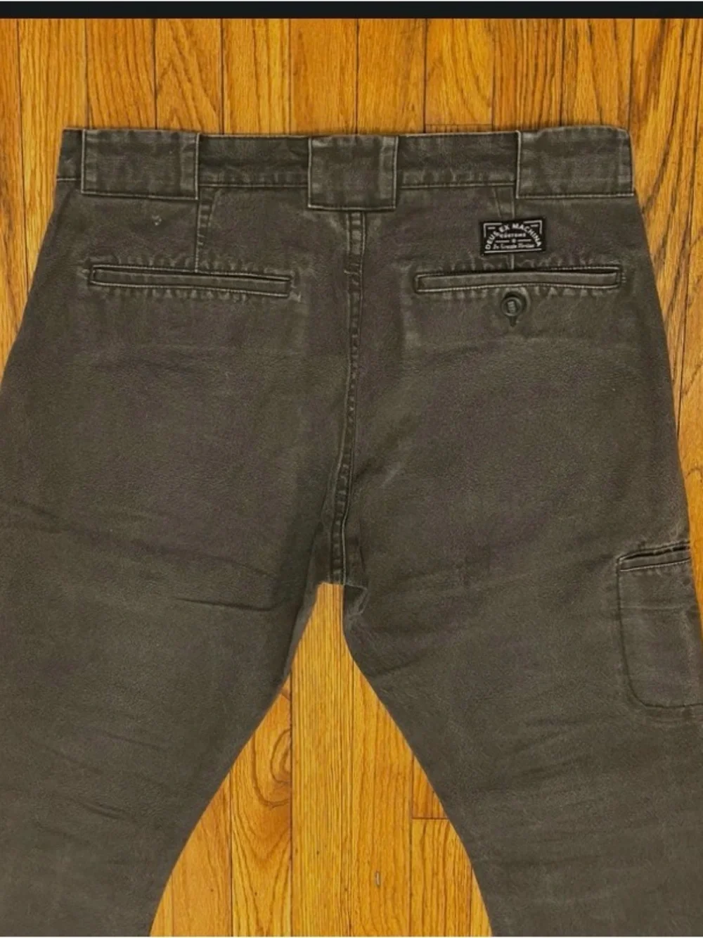 Deus Ex Machina Customs Canvas Workwear Pants 33x31 Sturdy Cotton Retail $125